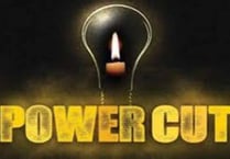 Power failure hits town centre