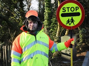 New ‘lollipop man’ takes on school role