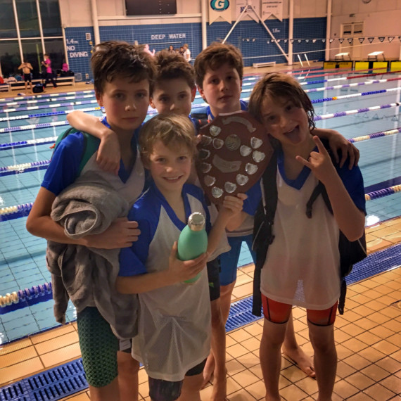 School swim team crowned county champions