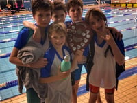 School swim team crowned county champions