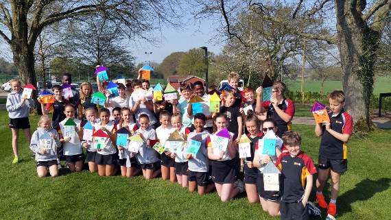 Pupils created houses to represent those lost, in an act of solidarity with Ni Yulan.