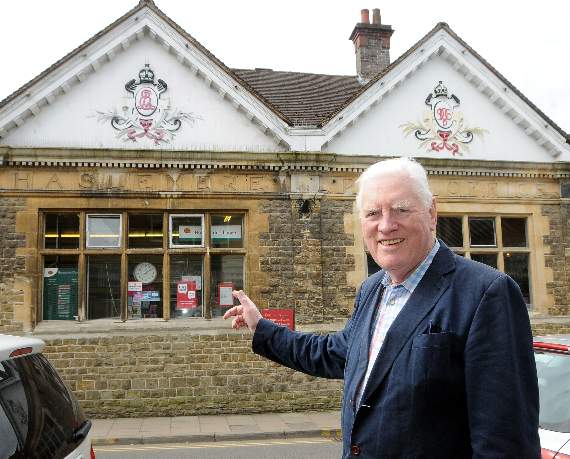 <p>Ex-mayor Brian Howard led the fight to save Haslemere's West Street post office in 2018 – but five years later the post office is threatened again</p>