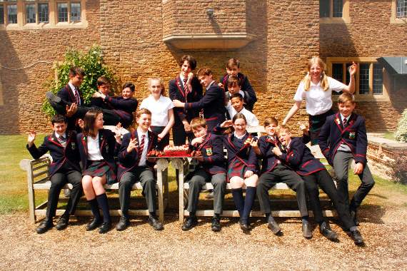 Barrow Hills pupils enjoy a well-deserved treat after their 100 per cent pass rate in the Common Entrance exam earlier this term