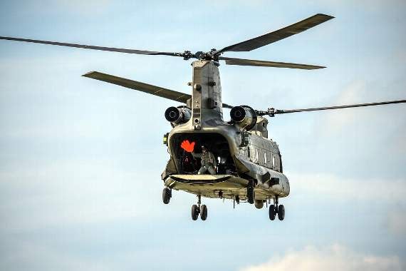 The Chinook helicopter will take part in the displays Picture by Ironside Images