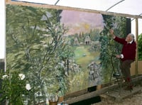 Artist to exhibit at flower show