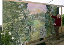 Artist to exhibit at flower show