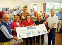 Village fete proceeds handed out