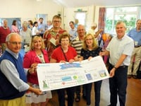 Village fete proceeds handed out