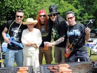 Anarchy in Dockenfield as metal heads rock out 2018 village fete!