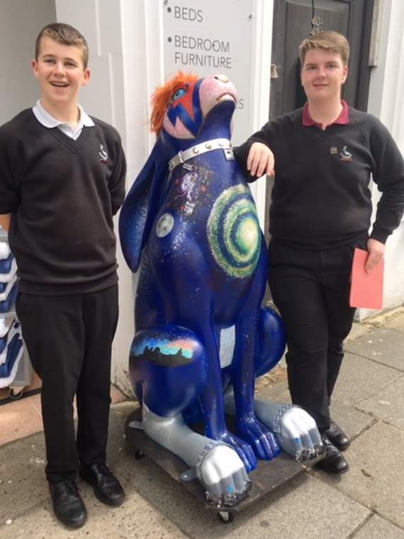 Rodborough prefects Matthew and Harry