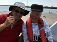 Joan with skipper John Partridge