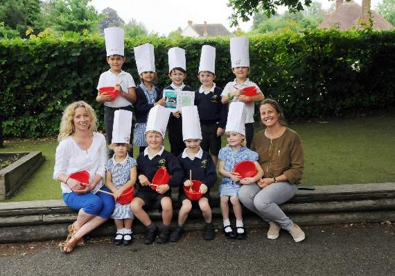 ‘Spill the Beans!’ went on sale to the public at Saturday’s Churt Fete