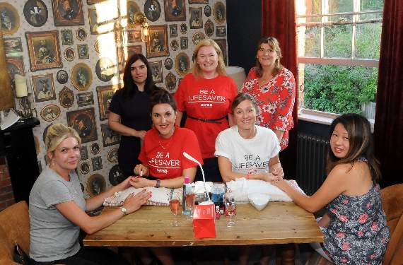 Manicure parties were held to raise money and ‘nail’ blood cancer