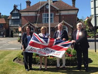 Town council supports Armed Forces week by flying flag