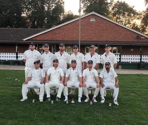 Tongham CC 1st XI – I'Anson Division Two champions with the Herald Cup.