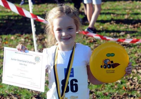 Evie-May Koradi was runner-up in the girls’ race. Picture order no: AD44-27-18