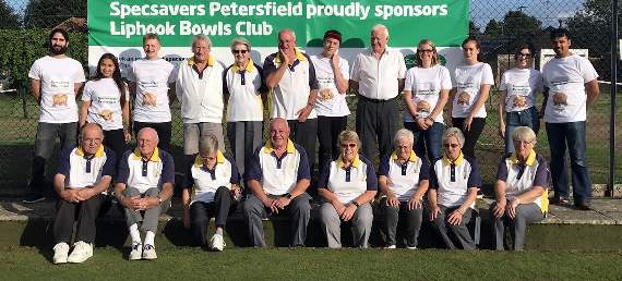 Liphook bowlers have been boosted by a £900 donation from Specsavers in Petersfield