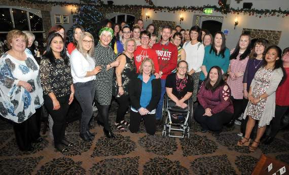 Rachel Morris at Right at Home’s Christmas dinner (Picture order no: FD02-40-19)