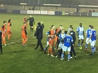 Melee erupts as Lea lose in stoppage time
