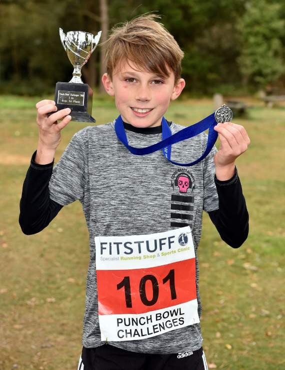 Will Bailey winner of the 2.5k run (HD41-149-18)