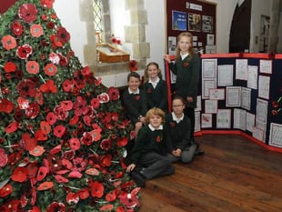 Pupils producing poppies with pride