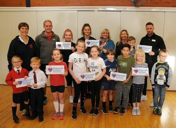 Pupils and teachers from St Mary’s School and St Lawrence School