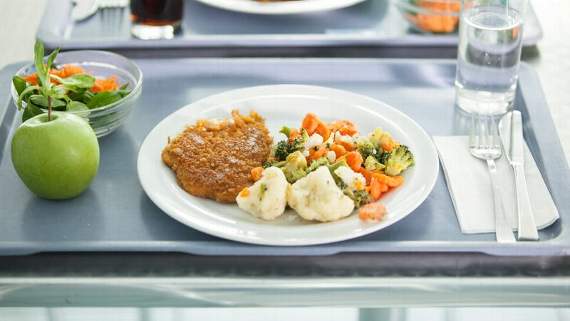 Tasty feedback on hospital food