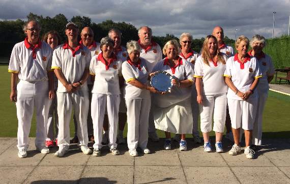 Icing on the cake: Alton Social rounded off a vintage season with victory in the Mixed Top Club competition.