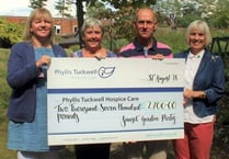 Party people raise £2,700 for hospice