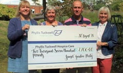 Party people raise £2,700 for hospice