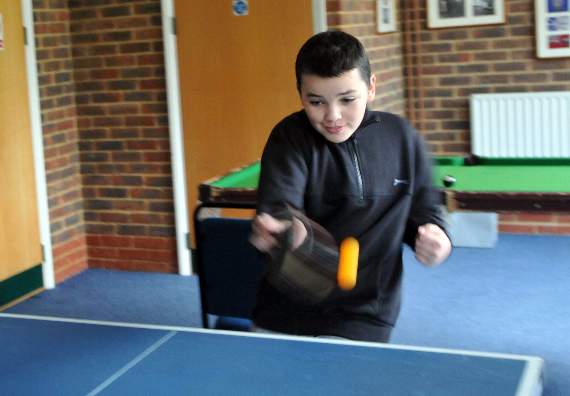 A games of table tennis... (LD37-93-18)