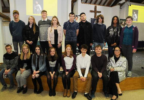 Award winners at Amery Hill School. Picture order no: AD49-139-18