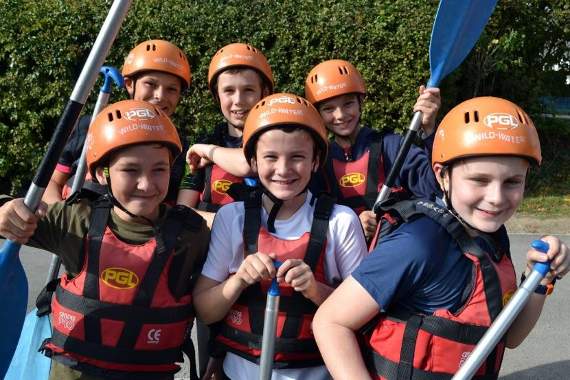 Amery Hill School pupils visited the Parents Get Lost Adventure Activity Centre at Liddington