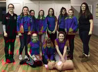 Girl Guides get a lesson in first aid