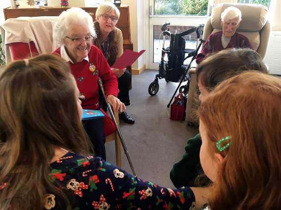 Schools bring a little festive spirit