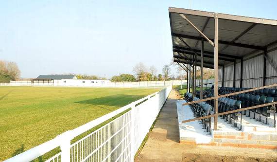 The new ground in Wrecclesham taking shape
