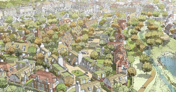 Waverley’s largest brownfield site Dunsfold Park is earmarked for  2,600 homes - reducing the pressure to build on Farnham’s green spaces