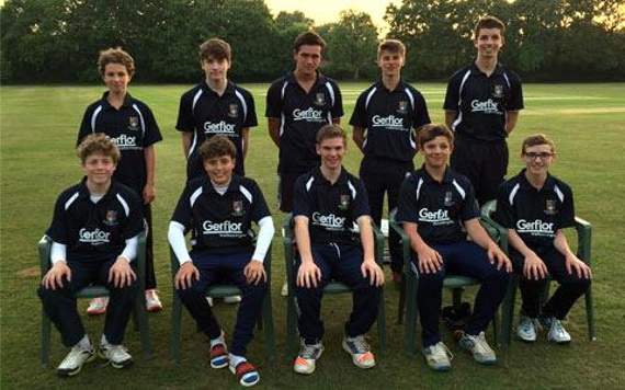 Grayshott’s successful under-15 team which won last season’s South East Hampshire League
