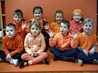 Pupils go orange for Harry