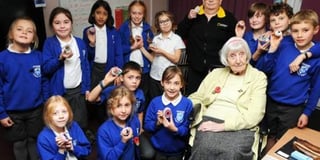 Pupils hear wartime memories of care home residents