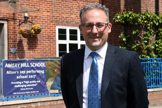 Stephen Mann, headteacher of Amery Hill School