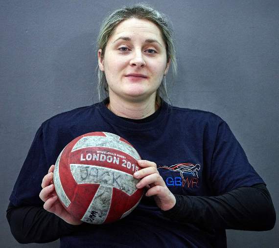 Kylie Grimes, from Farnham, has been selected for Team GB Quad Nations wheelchair rugby team for the tournament in Leicester from March 1-3