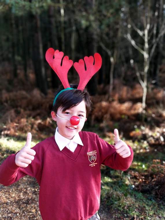 Reindeer run in aid of charity