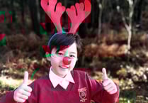 Reindeer run in aid of charity