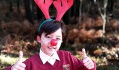 Reindeer run in aid of charity