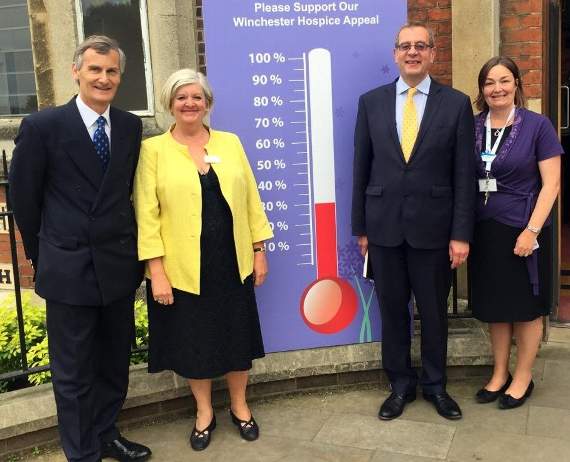 Trustees Nigel Atkinson, Elizabeth Padmore, Nick Vaughan, and Dr Lara Alloway