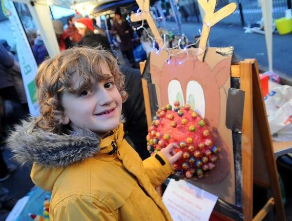 Rudolf’s nose was made up of lollies to raise lots of lolly (HD49-09-18)
