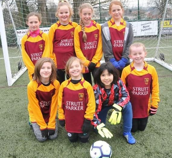 Rowledge girls secure silverware