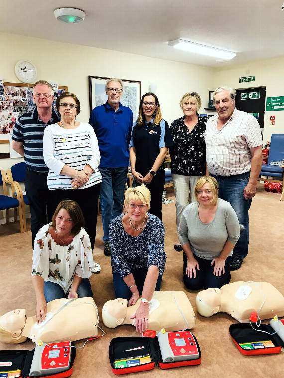 Community groups have been able to get first aid training on how to use the defibrillators at the Day Centre