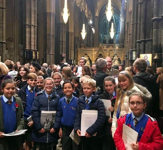 Westminster service a royal affair for pupils